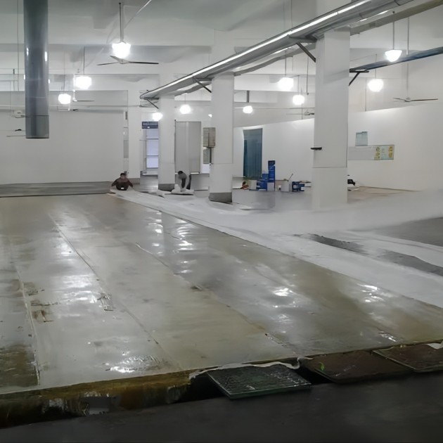 中国台湾防腐蚀地坪,环氧玻纤地坪，玻纤工业地坪，环氧玻纤布地坪,乙烯基玻纤布地坪产品图3